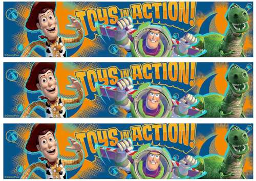 Toy Story #2 Edible Icing Cake Strips - Click Image to Close